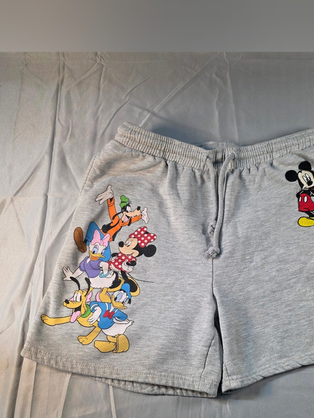 Disney Light Gray Mickey & Friends Graphic Shorts